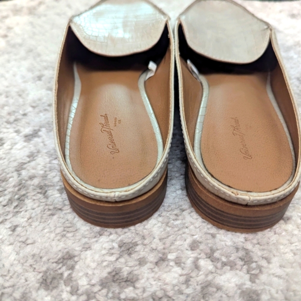 Women's Dekota Mules Bone Shoes - Universal Thread 11 New Without Tags Boss Babe - Picture 4 of 8